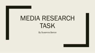 Media reseach final