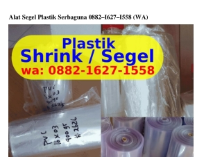 Alat Segel Plastik Serbaguna Ô88ᒿ.l6ᒿ7.l558{WA}