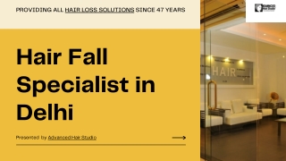 Hair Fall Specialist in Delhi - AHS India