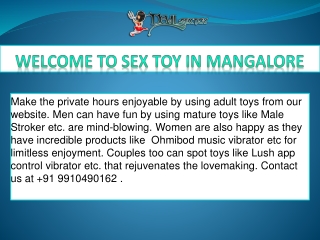 Welcome To Sex Toy In Mangalore-Devilsextoy