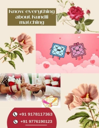 Know everything about Kundli matching