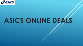 ASICS Online Deals