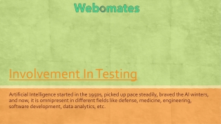 Involvement In Testing