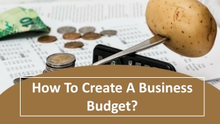 How To Create A Business Budget?