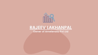 How to Run a Successful Small Business-Rajeev Lakhanpal