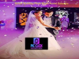 Stylish Wedding Photo Booth Rental Bahamas
