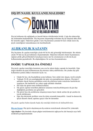 sakarya diş hekimliği