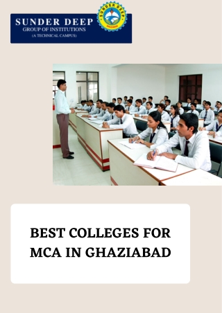 Top MBA Colleges in Ghaziabad | B Tech Colleges in UP