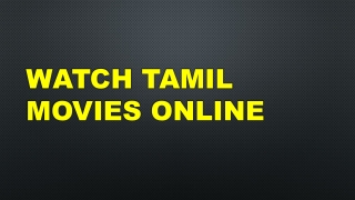 Watch Latest Tamil Movies Online in HD with Subtitles | SonyLiv