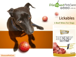 Lickables 1 Beef Bites Dog Treats 100 Gms | DiscountPetCare