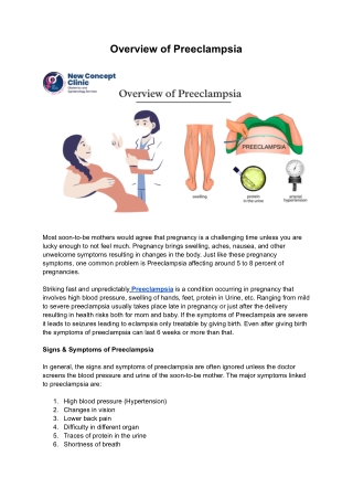 Overview of Preeclampsia