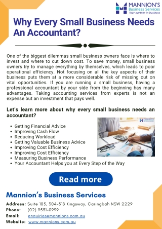 Why Every Small Business Needs An Accountant