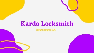 Kardo Locksmith - Downtown LA - PDF