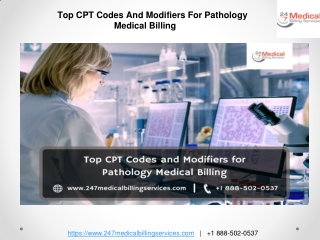 Top CPT Codes And Modifiers For Pathology Medical Billing