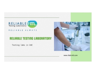 testing labs in uae