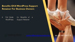 Benefits of a WordPress Support Retainer For Business Owners