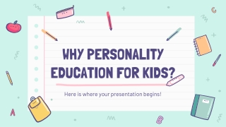 why-personality-education-for-kids