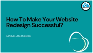 How To Make Your Website Redesign Successful