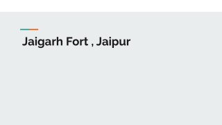 Jaigarh Fort , Jaipur : Best Tourist Attraction in Jaipur