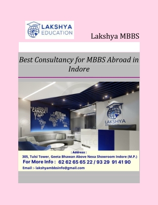 Best Consultancy for MBBS Abroad in Indore