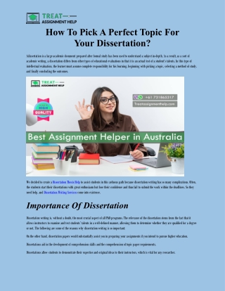 How To Pick A Perfect Topic For Your