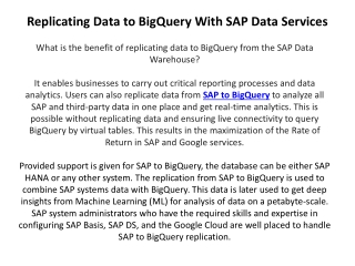 SAP to BigQuery .ppp