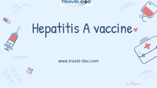 Hepatitis A vaccine