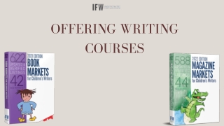 OFFERING WRITING COURSES