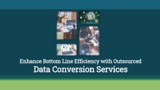 Enhance Bottom Line Efficiency with Outsourced Data Conversion Services