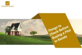 Things to Check Before Buying a Plot in Kerala | Real Estate Kerala | PPD