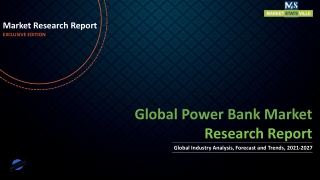 Power Bank Market Size, Latest Trends with Growth Opportunities 2027