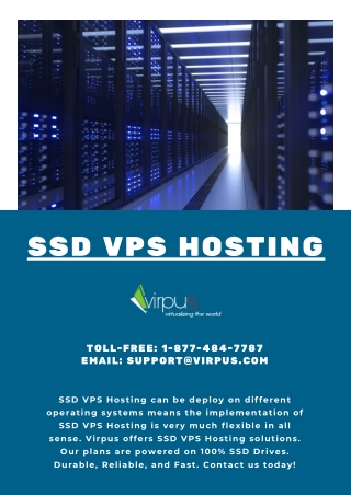 SSD VPS Hosting