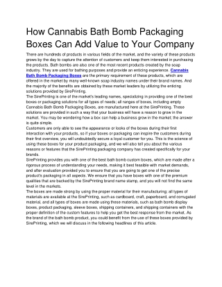 1575-How Cannabis Bath Bomb Packaging Boxes Can Add Value to Your Company