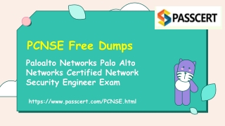 2022 Update PCNSE Certification Exam Dumps