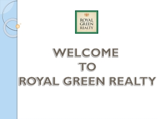 Get Affordable Projects in Gurgaon | Royal Green Realty