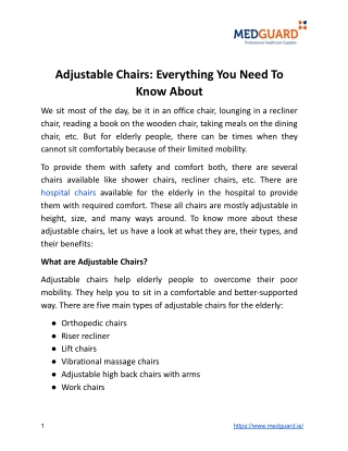 Adjustable Chairs_ Everything You Need To Know About