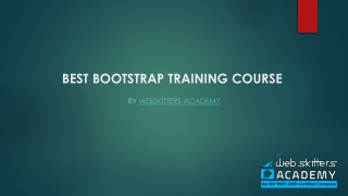Best Bootstrap training course