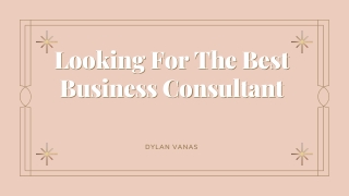 Looking For The Best Business Consultant