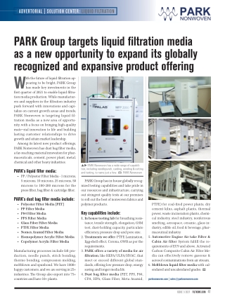 Park-Nonwovens-Liquid-Filtration-Solution-Center-Issue-3-2021-International-Filtration-News