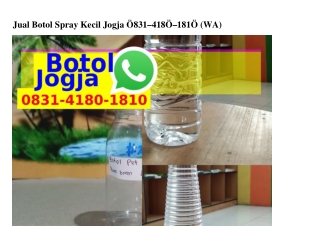 Jual Botol Spray Kecil Jogja