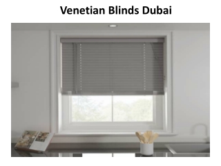 Venetian Blinds Dubai