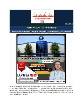 North Kazakh State University