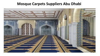 Mosque Carpets Suppliers Abu Dhabi