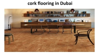 Cork Flooring In Dubai