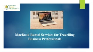 MacBook Rental Services for Travelling Business Professionals