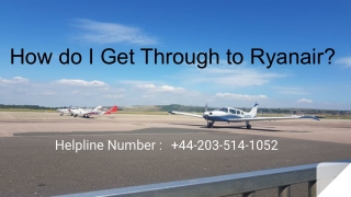How do I Get Through to Ryanair?
