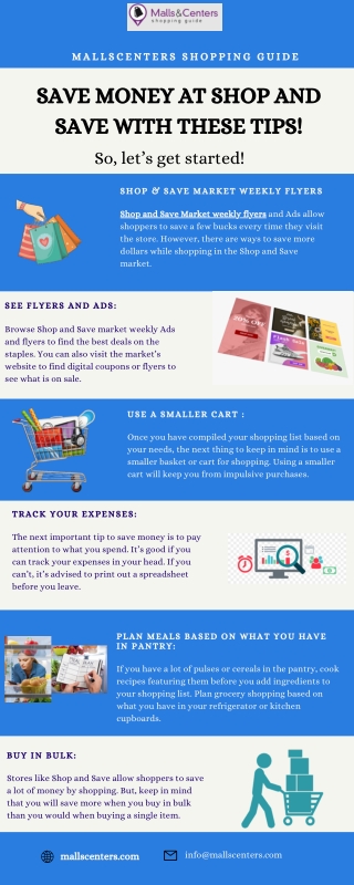 Save Money At Shop and Save With These Tips!