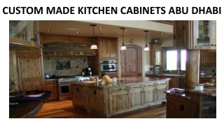 CUSTOM MADE KITCHEN CABINETS ABU DHABI