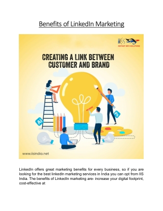 Benefits of LinkedIn Marketing