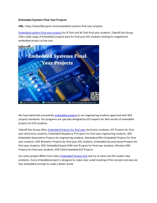 Embedded Systems Final Year Projects-converted